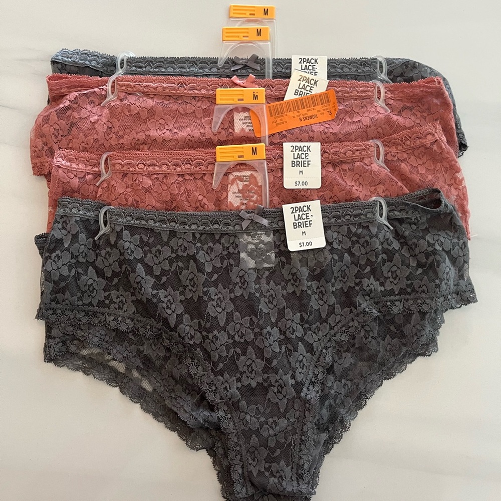BUNDLE of 8 Pair MEDIUM Lace Panties